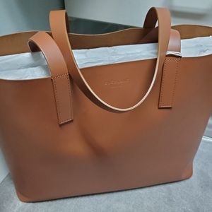 Everlane Market Tote, NWT, cognac